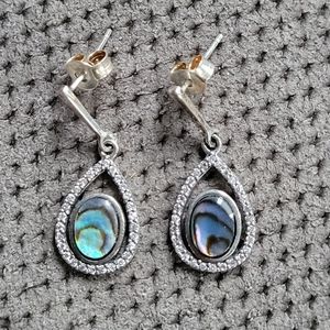 ⭐Abalone Shell & Sterling Silver Earrings⭐